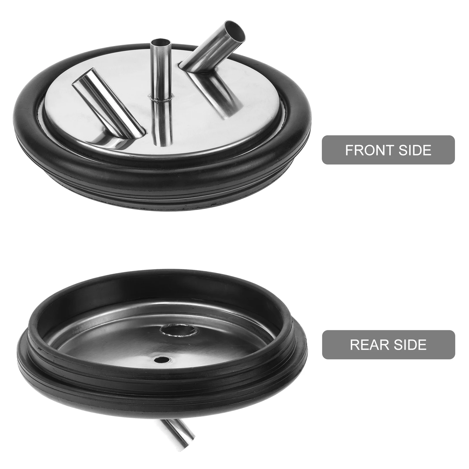 

Milking Bucket Lid Bottle Swing Machine Cap Pouring Spout Rubber Daily Use Metal