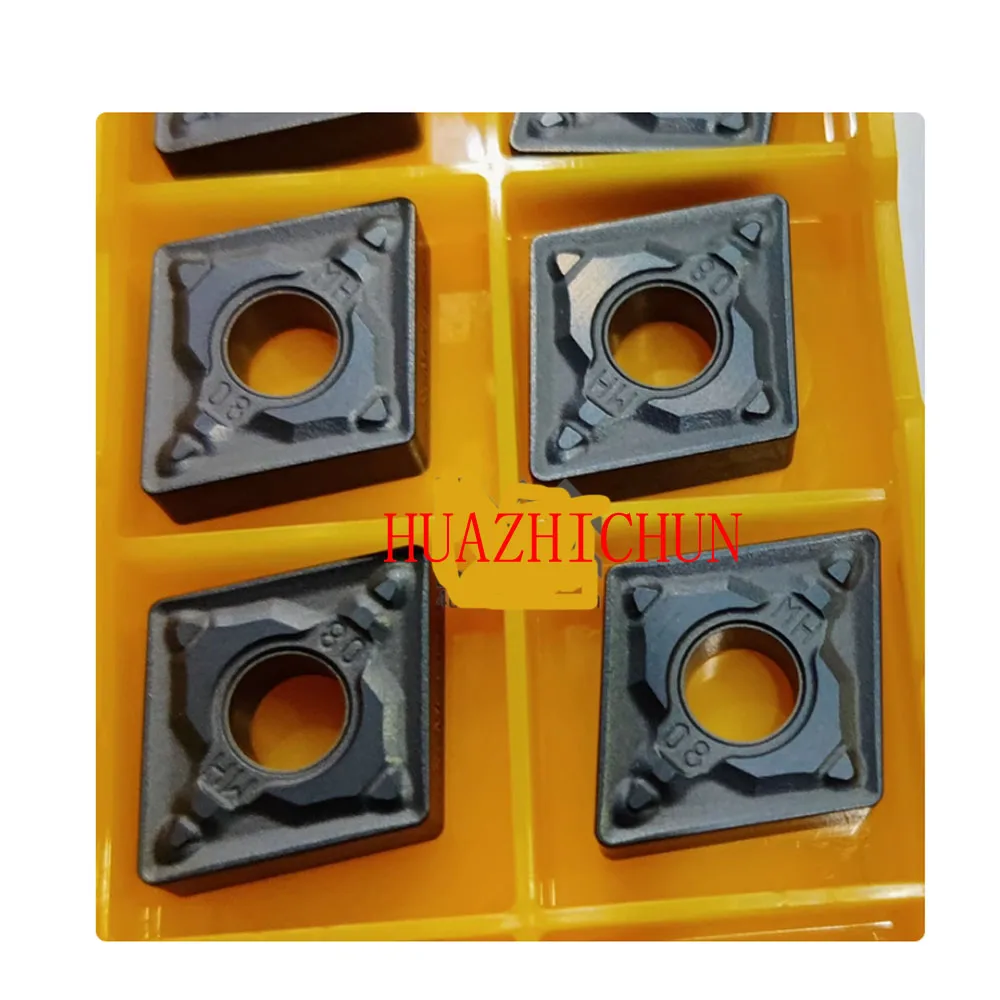 

HUAZHICHUN CNMG120408-MA UE6020 CNMG120412-MA 120416 MC6125 Carbide Inserts Milling Cutter Tool