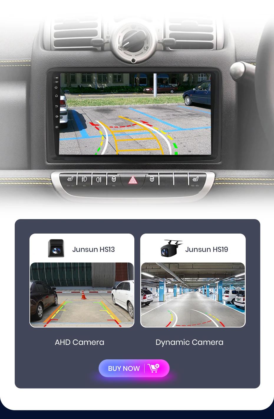 Junsun Carplay Android Auto Autoradio für Smart Fortwo 451 2005 - 2010 Intelligentes System Stereo Multimedia Autoradio ﻿ – Detail 16