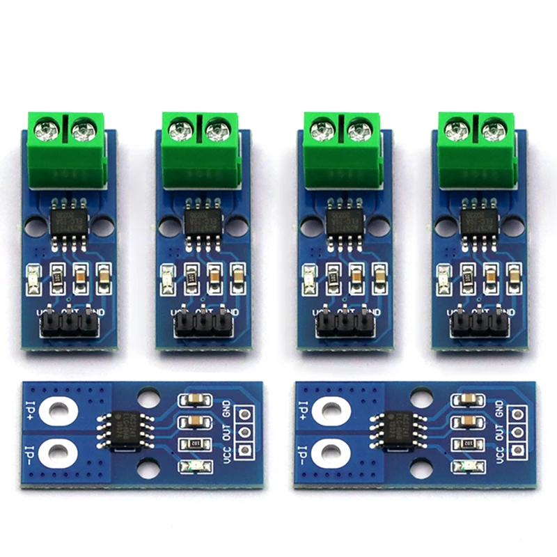 1PCS ACS712 ACS724 Module 5A 20A 30A Range Current Detection Board Hall Current Sensor