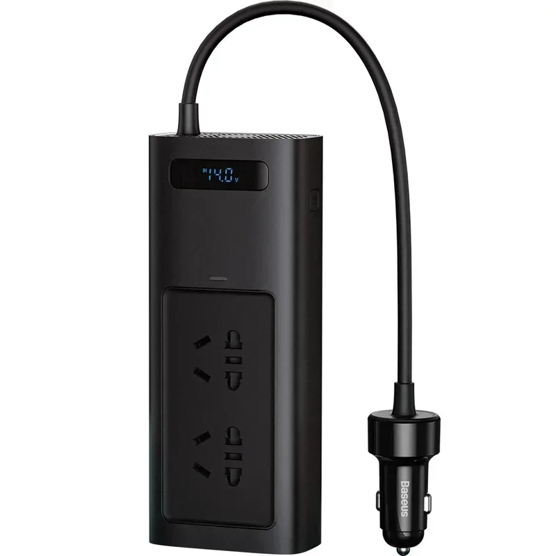 

Baseus 150W Car Inverter Pro DC 12V to AC 220V 110V Auto Power Inversor USB Type C Fast Charger For Car Power Adapter