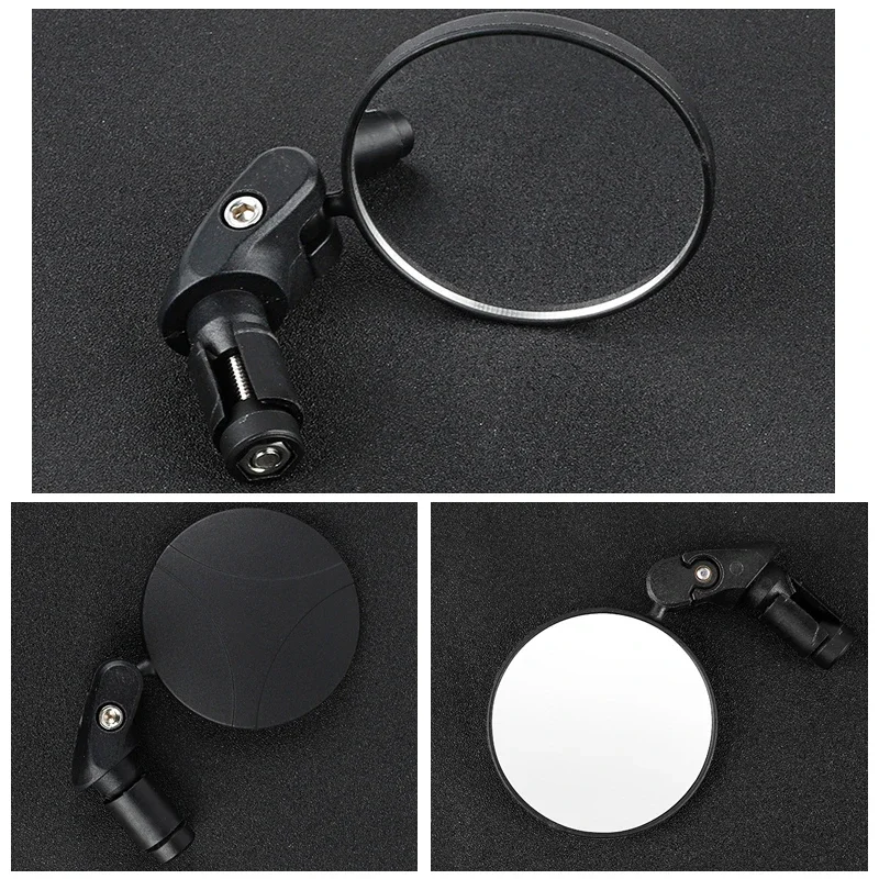 1/2Pcs Motorcycle Handle Bar End Mirrors Foldable Rearview Round Convex Mirror Motorbike Side Mirror for Moto Bike Accessories