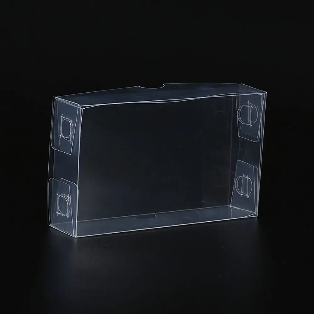 Eco Friendly Pet Plastic Storage Box Clear Lid Design For Dried Seafood Snack Gift Packaging Display Organizer