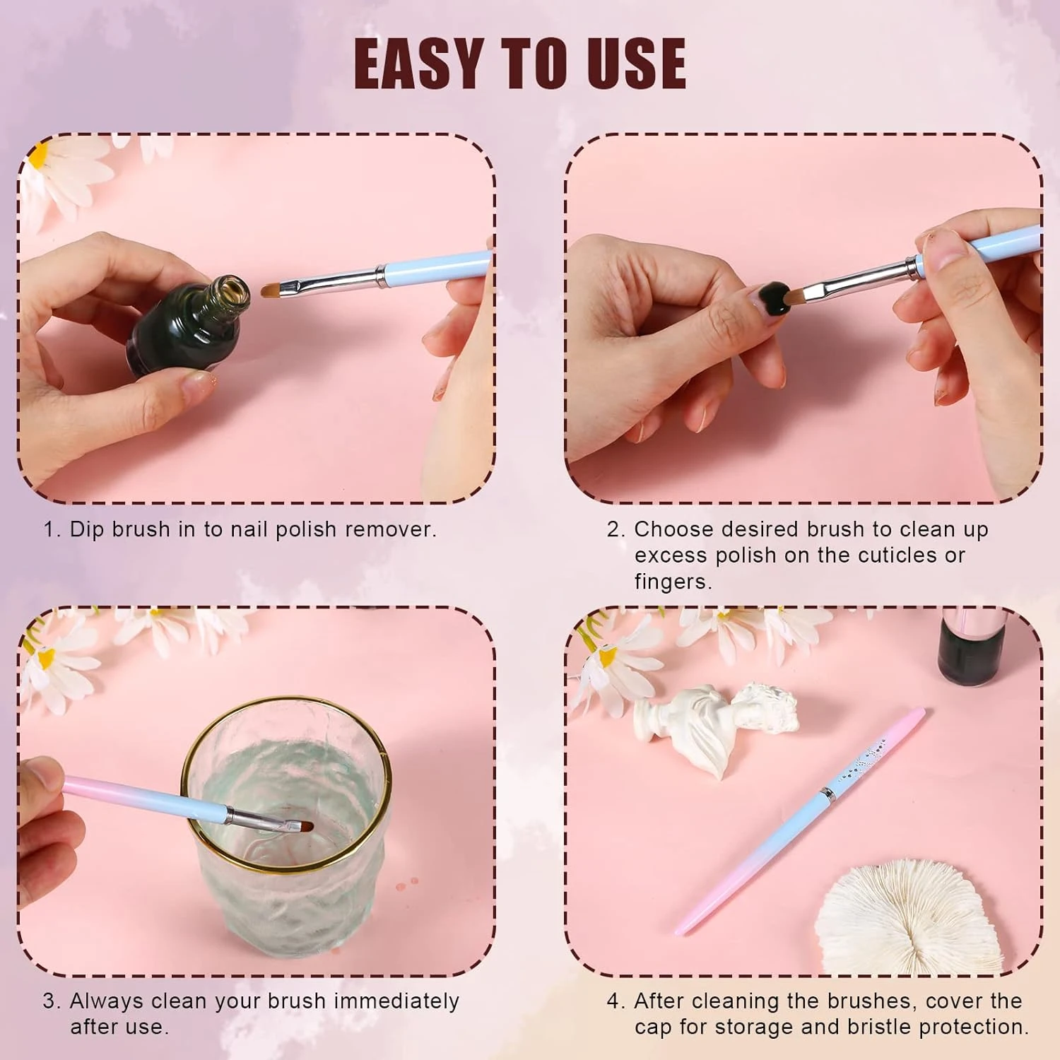 nal use and DIY nail art at home. Get creative with this versatile and durable nail art tool set. Perfect for creating intricate