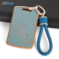 Car Key Case Cover Shell Fob For Renault Duster Captur Clio Logan Megane Koleos Scenic Nema Fluence Zoe Auto Part Accessories