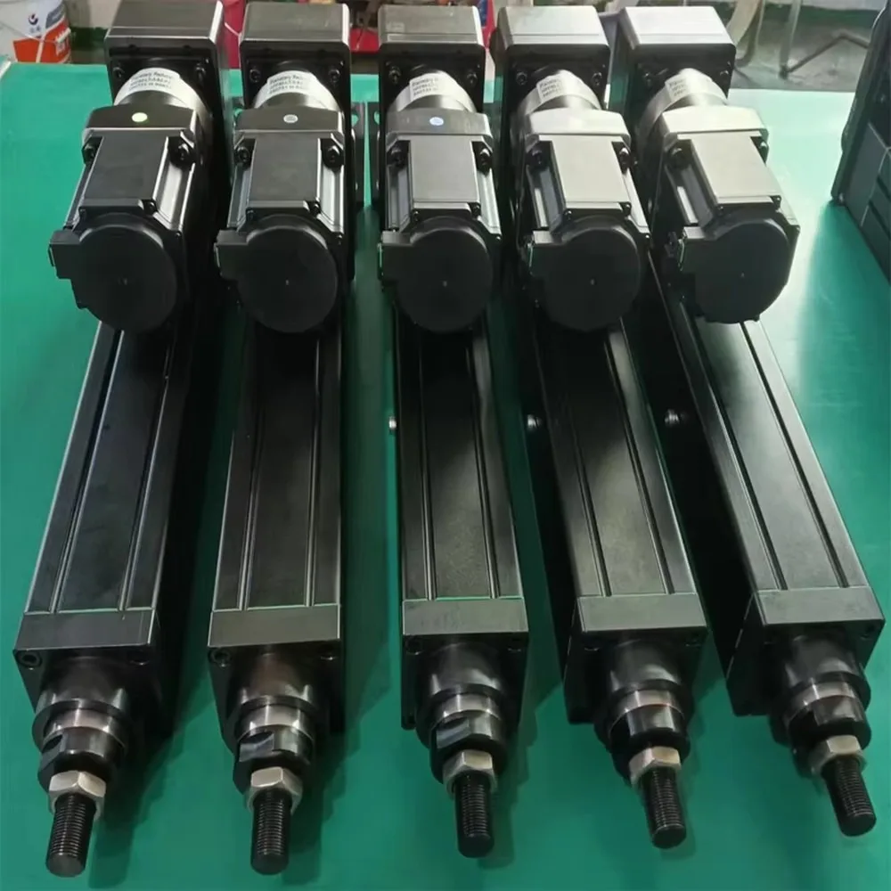 Black Coated Low Noise High Repeatable Precision Electric Cylinder for Automobile Industry Vehicle Durability Testing