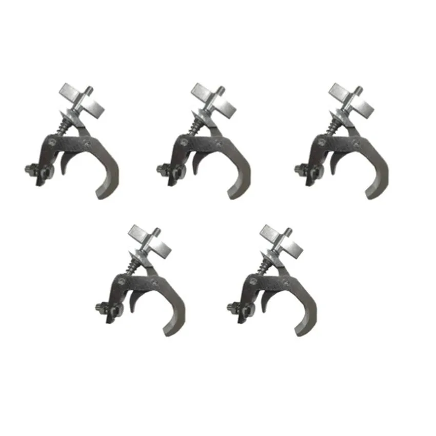5pcs/lot Heavy Duty Premium Pro Truss Clamp Stage Lights Clamp Fit 40-60mm of Pipes for Moving Head Stage Lighting Fixtures