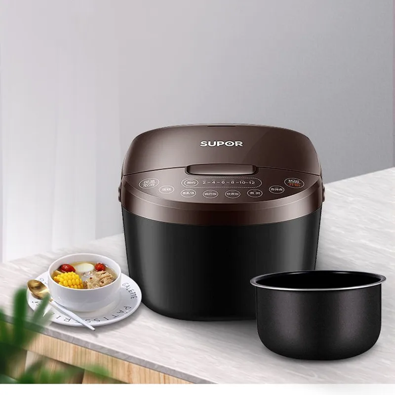 SUPOR Electric Cooker 3L Home Smart 1-6 Person Electric Cooker Reservation Non-stick Inner Liner Rice Cooker  Portable