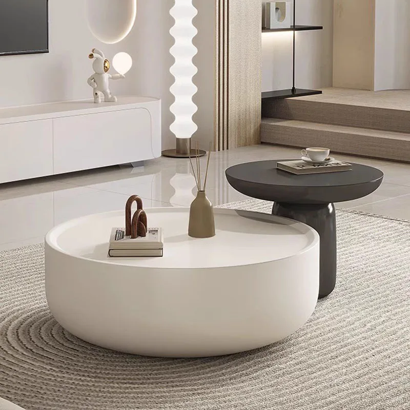 

Nordic Small Coffee Table Makeup Floor Funky Vanity Elegant Bedroom Table Round Center Table Basse De Salon Furniture Sets