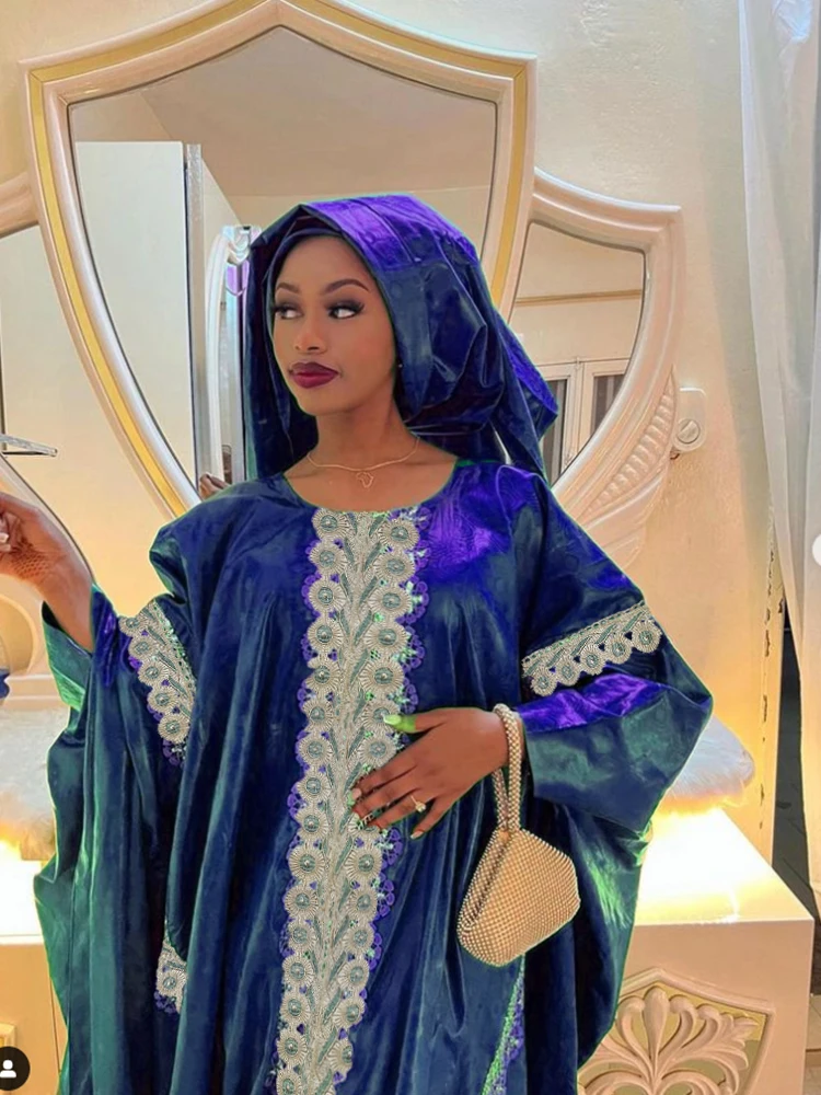 

African Bazan Style Custom New Dress Print Elegant Classic Plus Size Fit Four Seasons Formal Gown