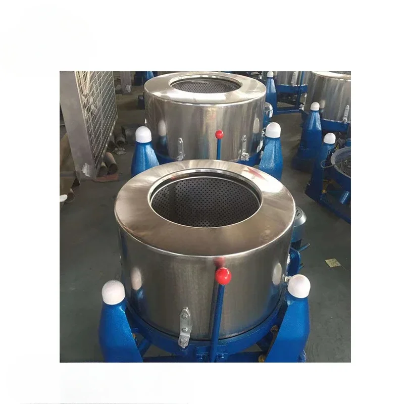 Semi-automatic industrial centrifugal dehydrator hydraulic extractor