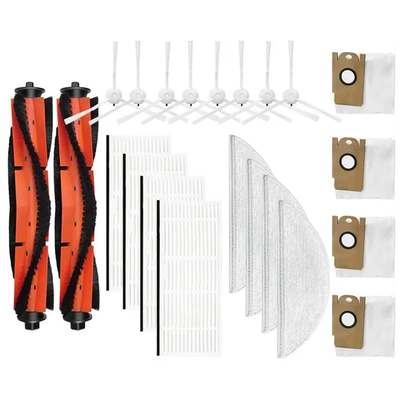 

~Top Rated Main Side Brush Hepa Filter Mop Rag Dust Bag For Lydsto R1 / R1 Pro Robot Vacuum Cleaner Replacement Spare Par
