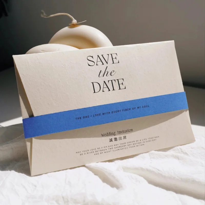 Custom. High-End Envelope Customized Iridescent Paper Special Paper Gilding Invitation Cover Business Meeting Western