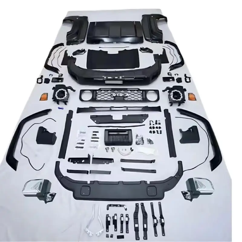 

Suitable for LC76 LC79 old and new large surround kit front bumper vane headlight machine cover medium net