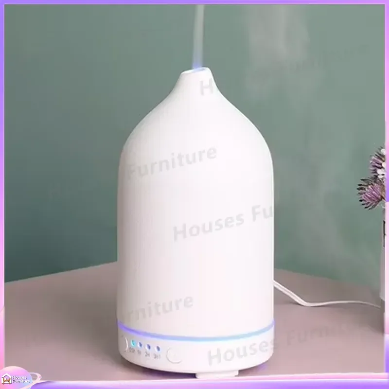 230 Ultrasonic Aromatherapy Diffuser Essential Oil Humidifier Plug in Desktop Air Purifier Mist Maker with LED Light Timer