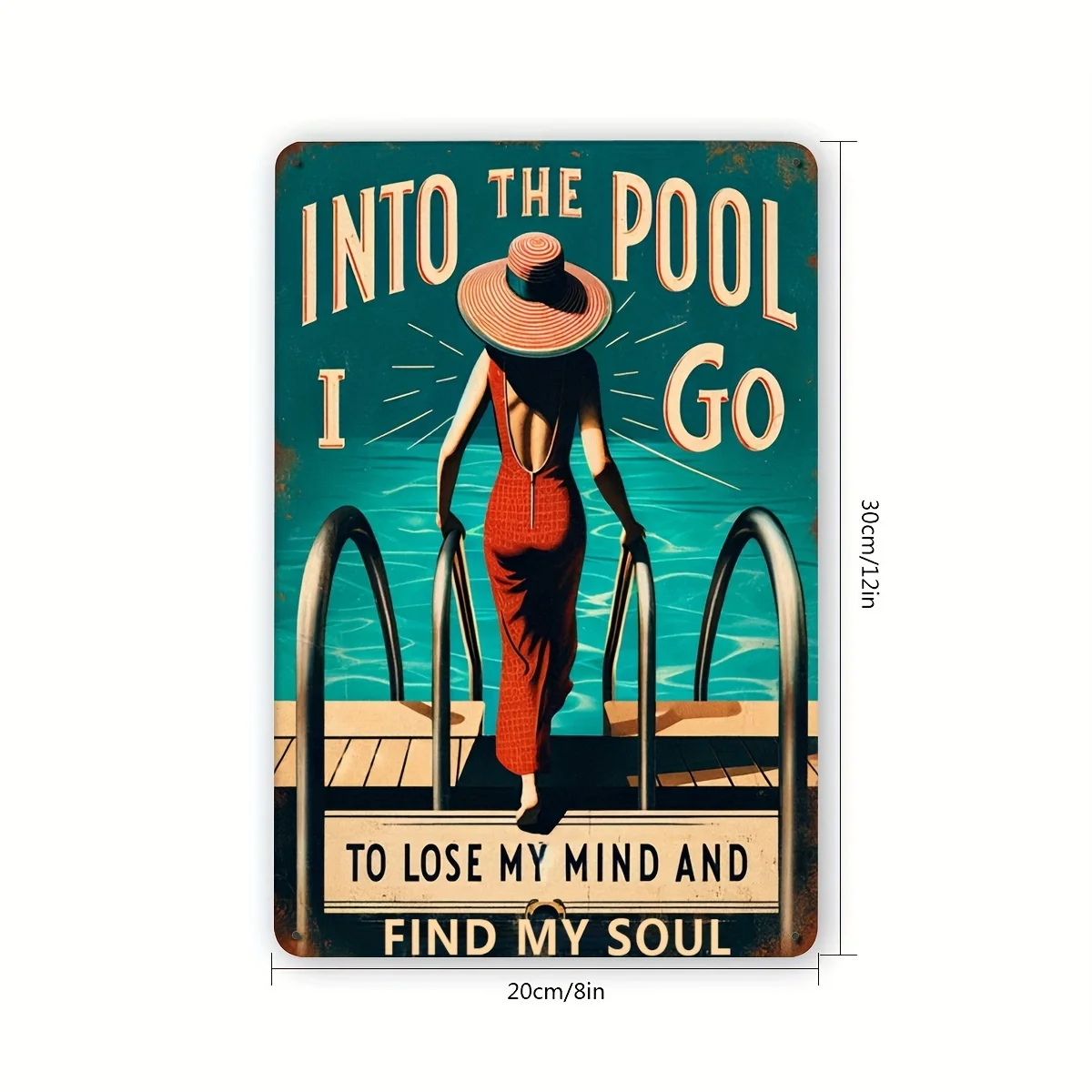 Vintage Metal Tin Sign 