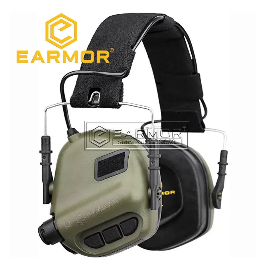 EARMOR Headset M31 MOD4 Upgrade Version Best Noise-resistant Shooting Headphone for Airsoft Shooting Aviation