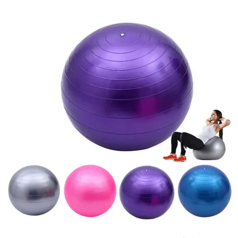 45-85cm Big Yoga Ball PVC Inflatable Yoga Exercise Ball Thickened Gym Fit Ball Exercise Home Fitness Pilates Sport Balance Ball