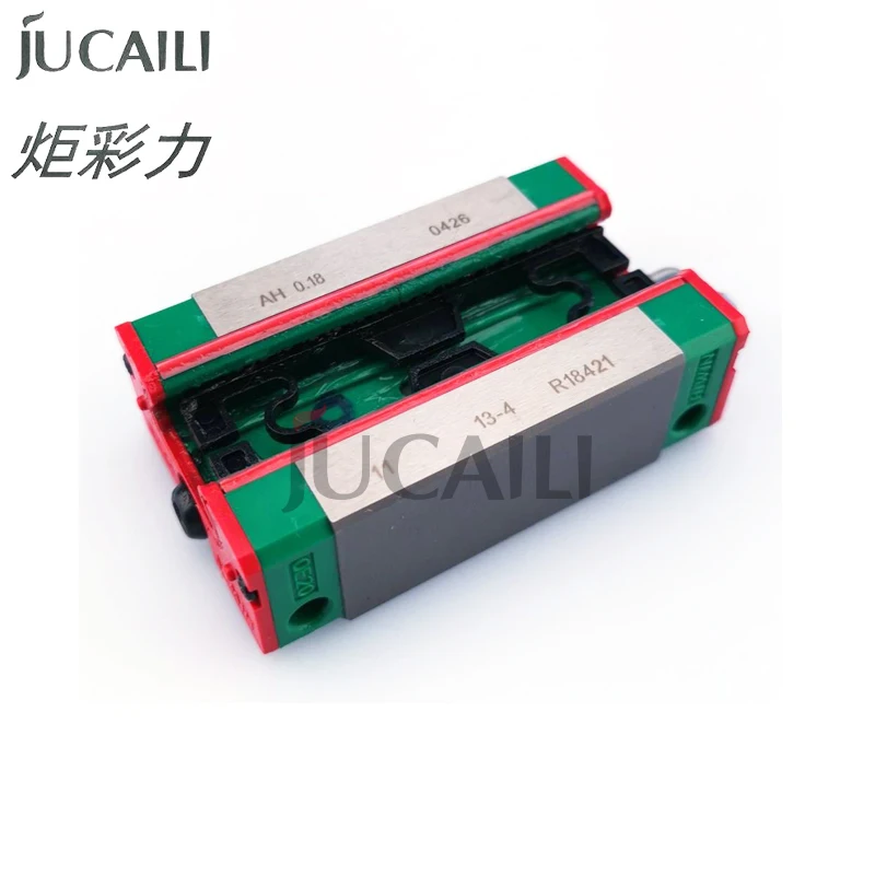 JUCAILI 2Pcs HIWIN QEH15CA QEH20CA QEH25CA Linear Guide Slider Block for Large Format Printer Linear Rail CNC Printer