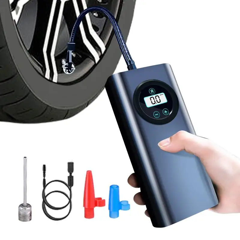 Portable Air Pump For Car Air Pump Car Tire Pump Tire Air Pump With Accurate Pressure Portable Air Compressor Rechargeable For