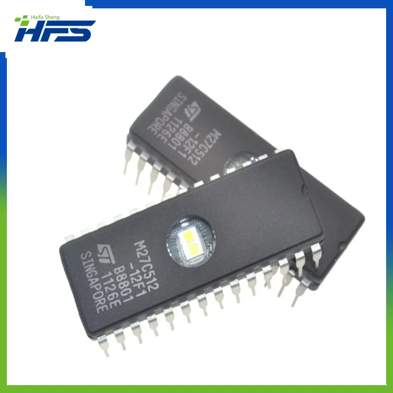 10pcs new ST M27C512-12F1 M27C512-10F1 27C512 DIP-28 EPROM IC CHIPS Drive IC