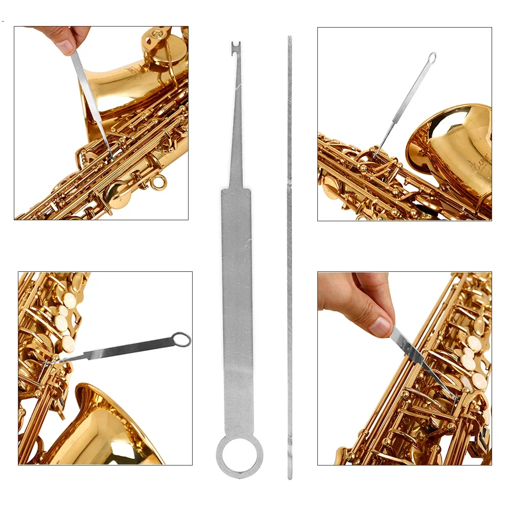 SLADE Saxophone Repair Tools Clarinet Flute Bassoon Sax Hook Saxofone Cushion Adjustment Tool Woodwind Instrument Accessories