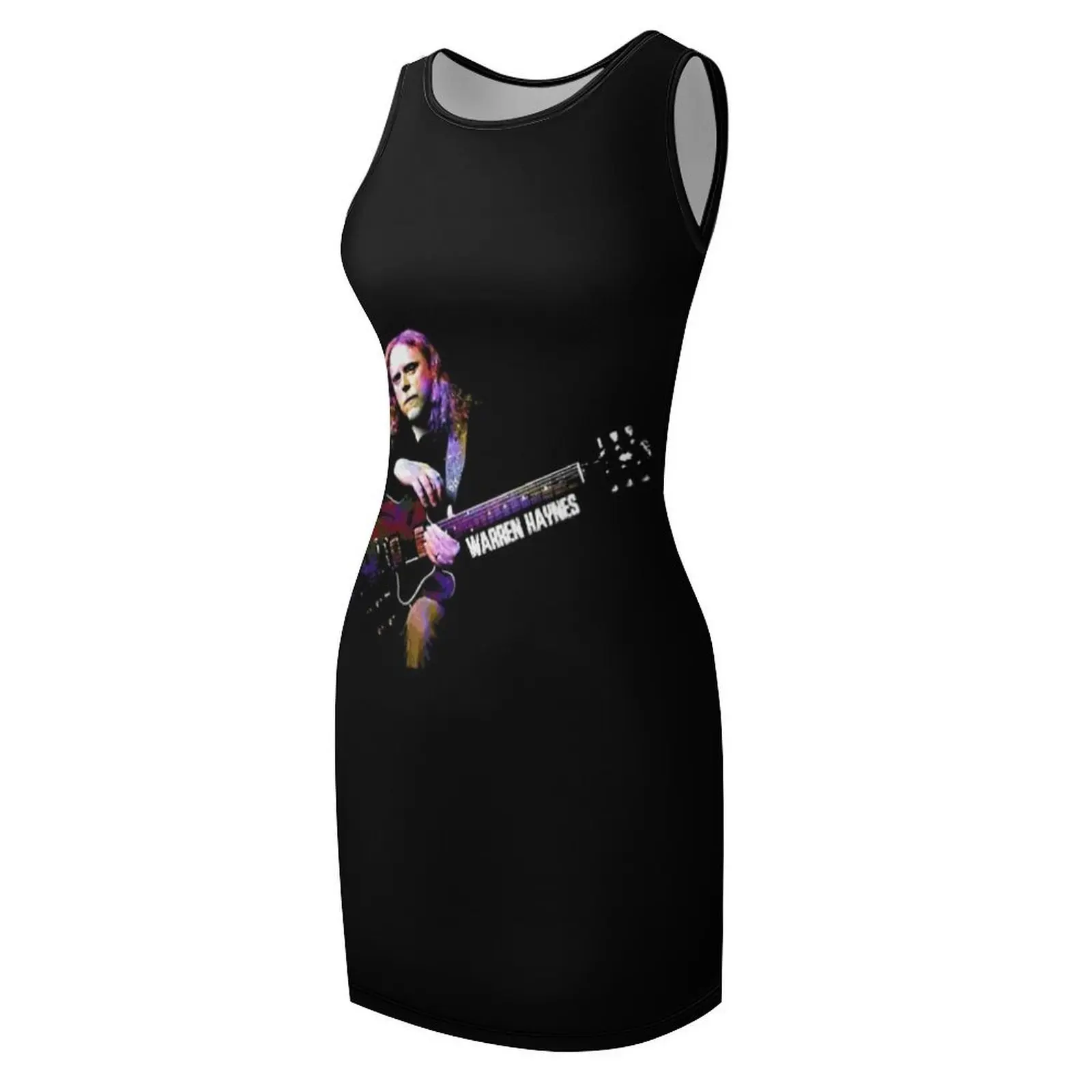 وارن هاينز موسيقي أمريكي V4 تي شيرت كلاسيكي بدون أكمام فستان سهرة فساتين صيفية للسيدات 2025