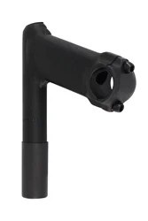 2 Bolt Clamp Alloy Bike Quill Stem, Bicycle Handlebar Stem Riser Bracket Black 25.4*22.2mm
