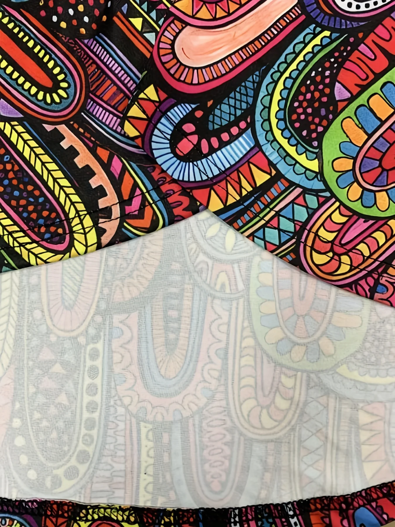 Graphic Print Wide Leg Jumpsuit Boho Sleeveless Jumpsuit For Spring & Summer Womens Clothing