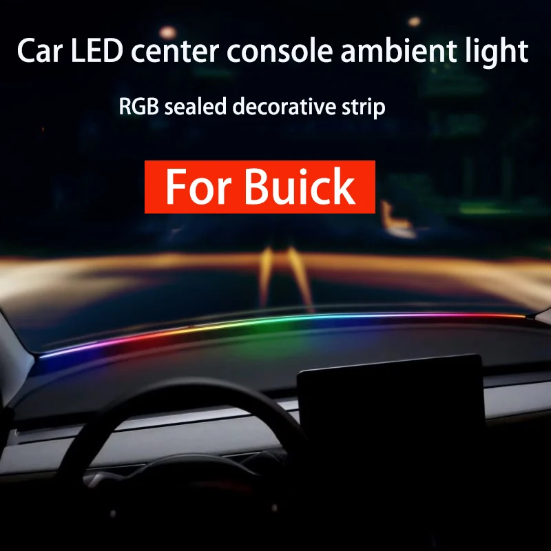 

For Buick Regal Excelle GL6 Electra Lacrosse Skylark RIVIERA Park SKYHAWK Car lights on the car center console LED RGB
