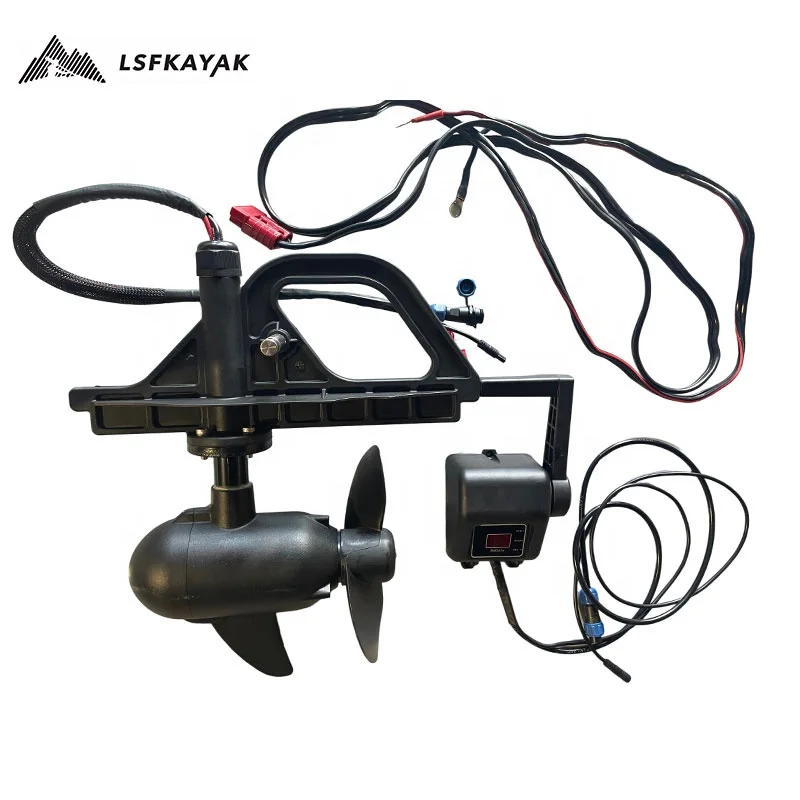 LSF Upgraded Lengthen 55lbs or 65lbs Brushless Hybrid Trolling Motor  Kayak Engine for Fin Pedal Kayak Modular Kayak
