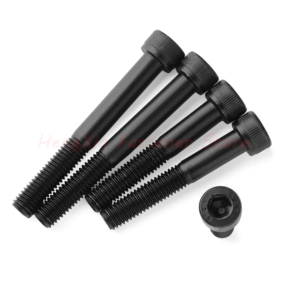 M3 M4 M5 M6 M8 M10 Black Grade 12.9 Steel Partially Threaded Hexagon Hex Socket Head Cap Allen Bolts Screw Length 30-300mm 5