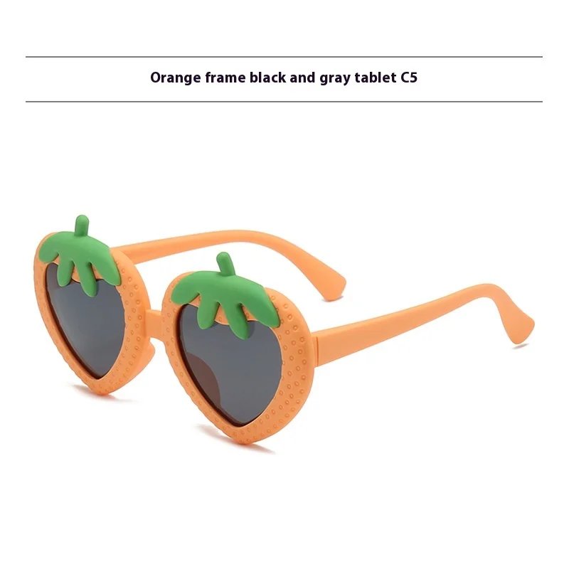 Strawberry Sunglasses for Kids Cartoon Toy Glasses Fashion Hawaiian Funny Glasses Men Women Sunshade Mirror Party Eyewear UV400