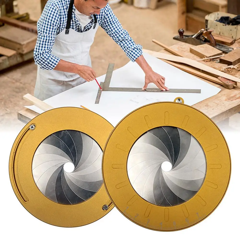 Professional Circle Drawing Tool - 10mm-77mm Adjustable Ruler, Rotatable Compass for Woodworking N5G2