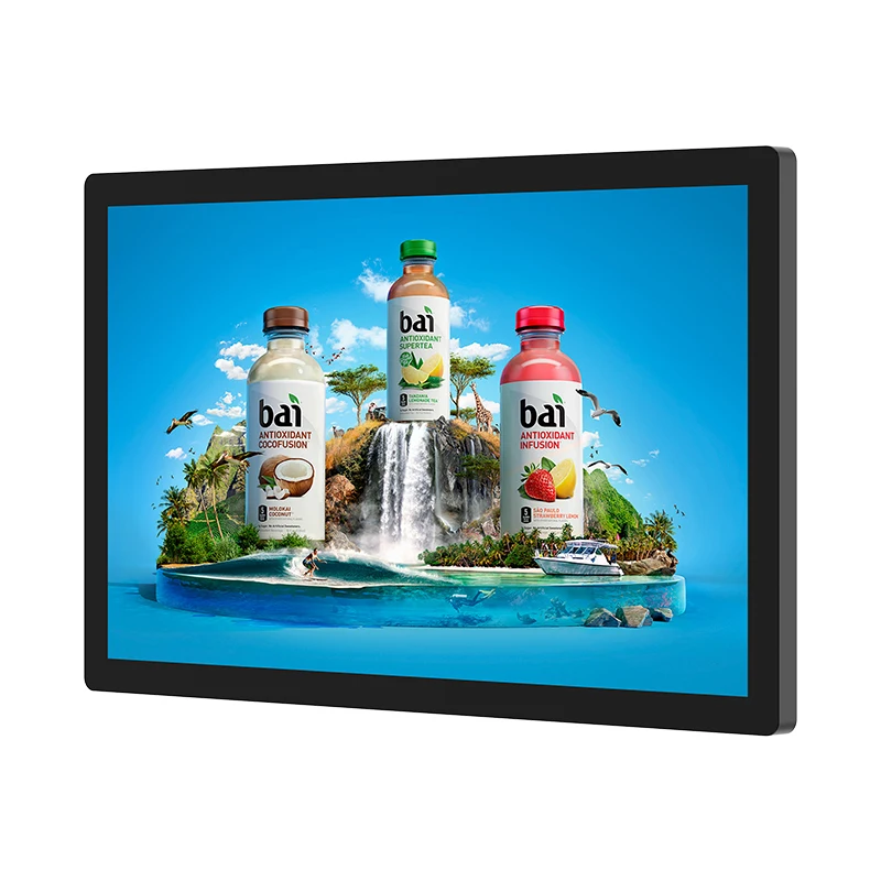 YC-27OB 27 Inch 1920x1080 High Resolution Android Wifi RJ45 Wall Mounted Indoor Advertising Display For Restaurant