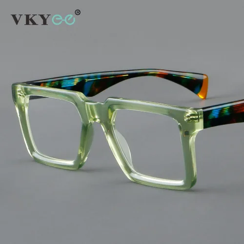 VICKY, nuevo estilo, gafas de protección contra luz azul con diseño de marco cuadrado Retro Simple personalizado, se pueden personalizar con prescripción 25005
