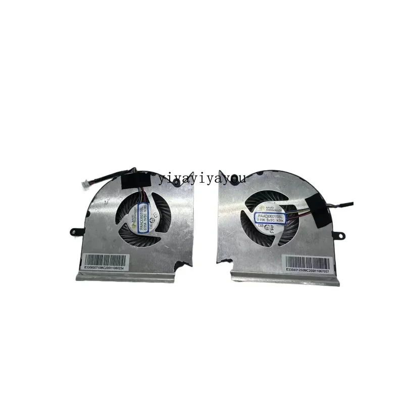 PAAD06015SL N383 N384 90% New For GE73 GE63 GP73 GL73 MS-17C4 CPU GPU Cooling Fan DC5V 0.55A