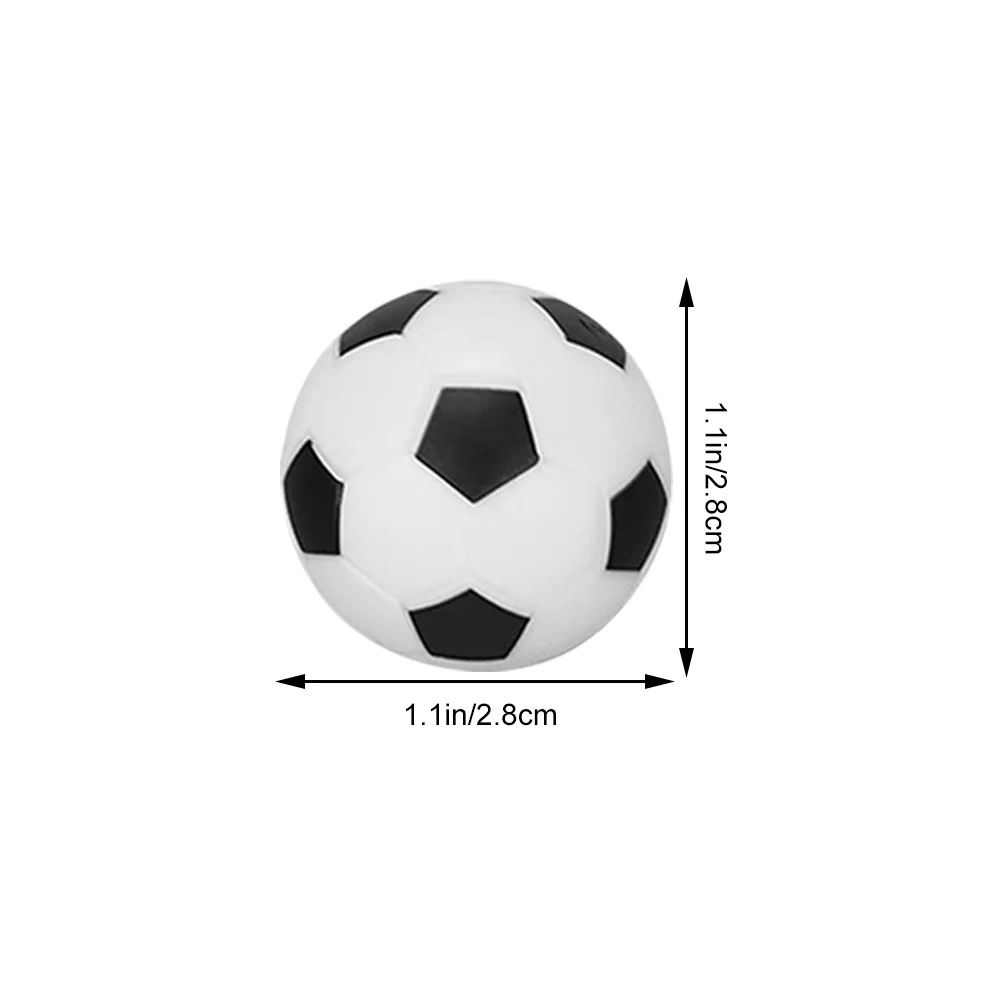 30 pçs mini futebol decoração leve para casa de fadas playground diy acessório pequenos ornamentos de futebol
