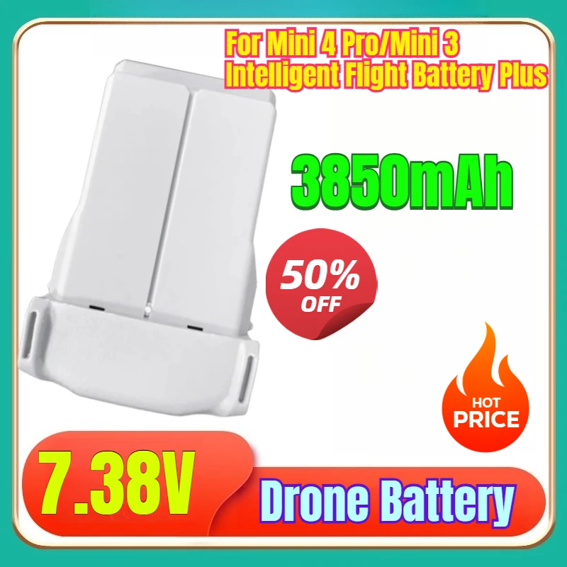 

For Mini 3 Pro/Mini 3 Drone Accessories for Mini 4 Pro/Mini 3 Intelligent Flight Battery Plus 3950mAh+2-Way Charging Hub Charger