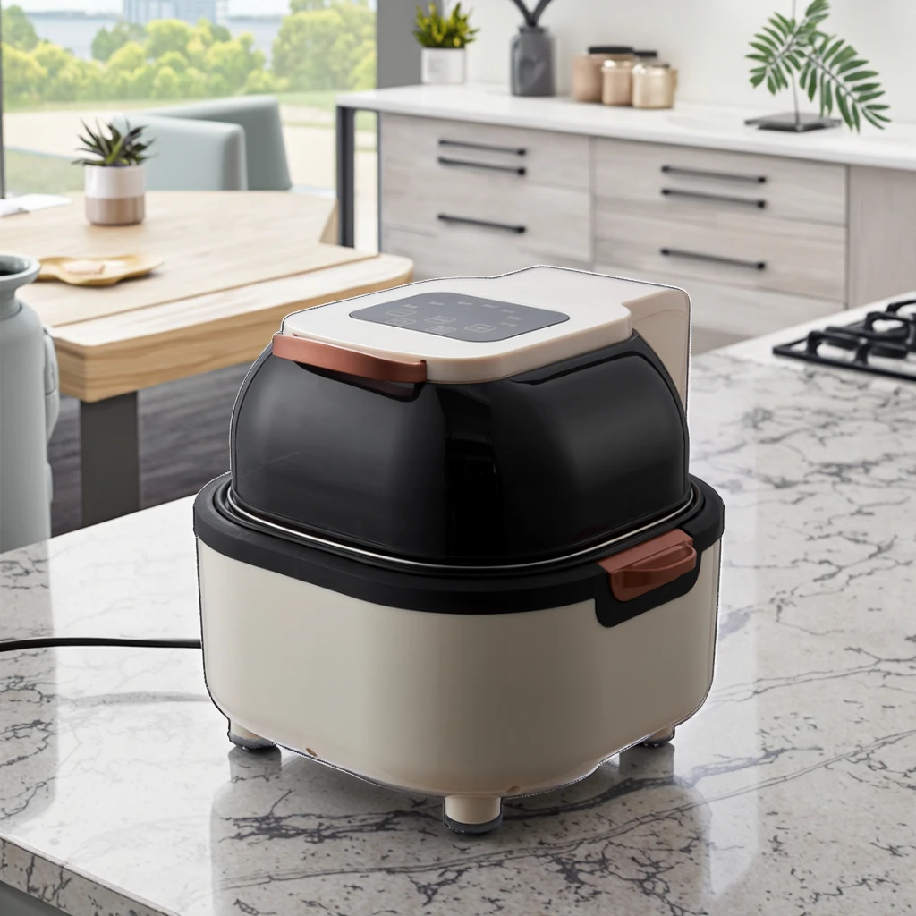 OUSHENG 5L OilFree Digital Con - Air Fryer 5L Digital 评论和价格