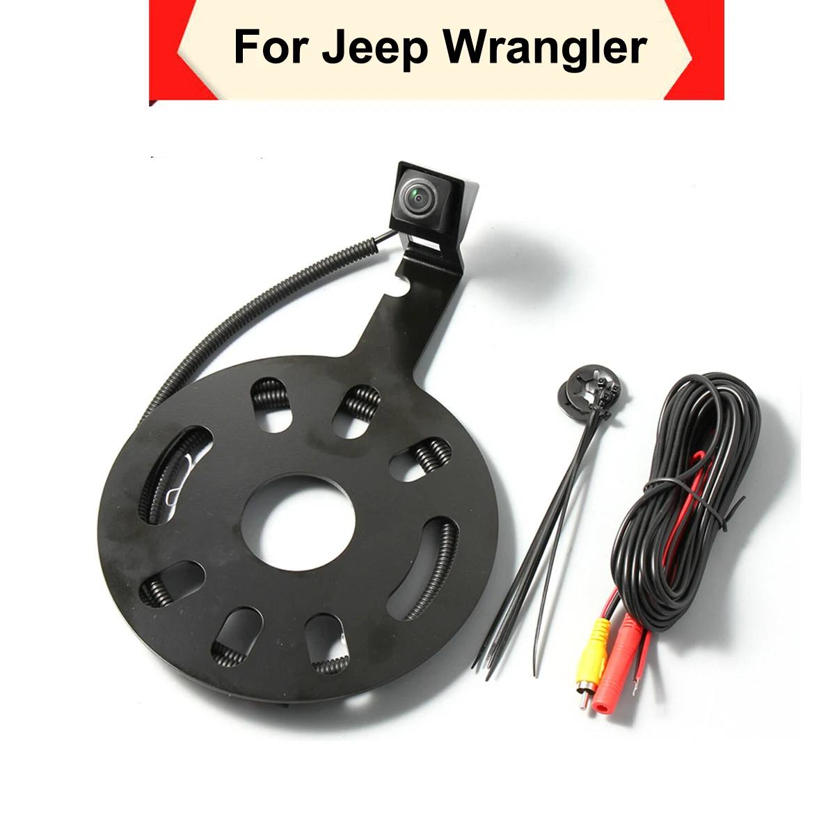 Mini Hidden Rear View Camera For Jeep Wrangler Spare Tire Mount