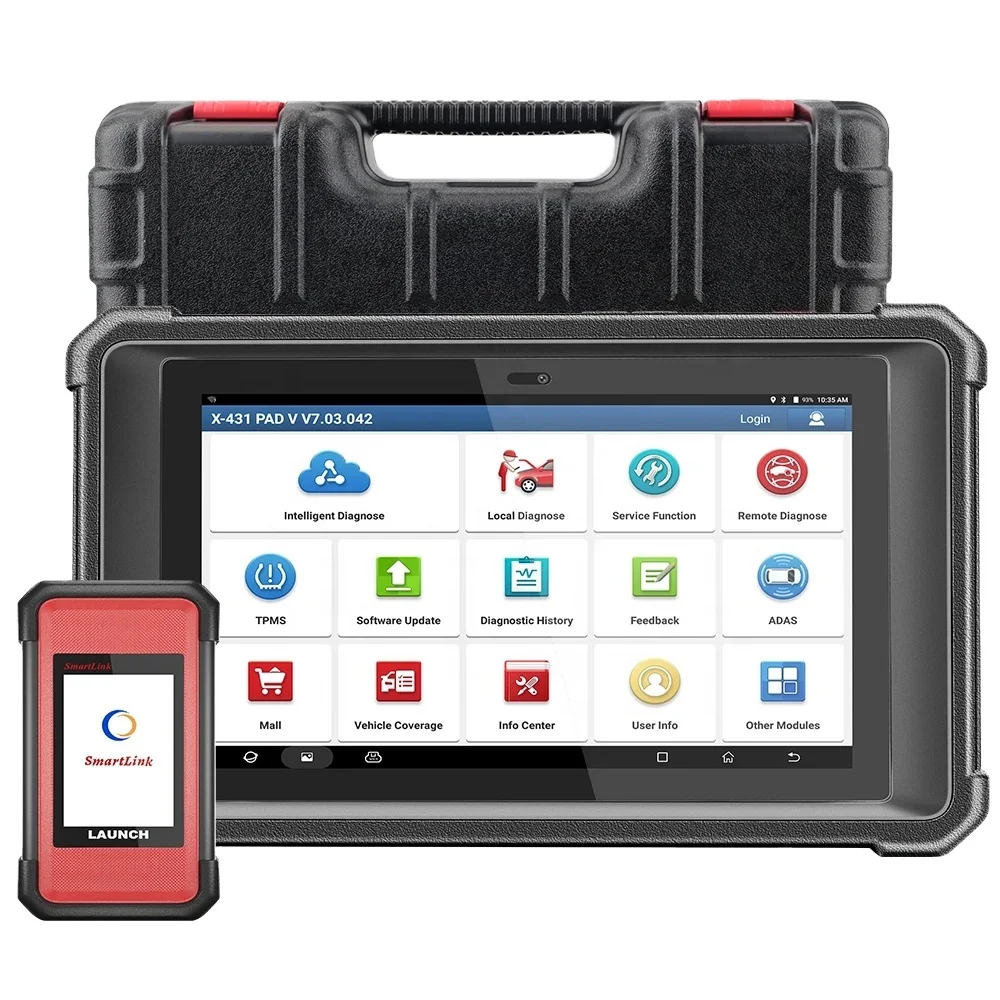 X431 PAD V Elite أدوات تشخيص السيارات بنظام كامل J2534 CAN FD برمجة عبر الإنترنت الترميز النشط تستر السيارات obd2 الماسح الضوئي