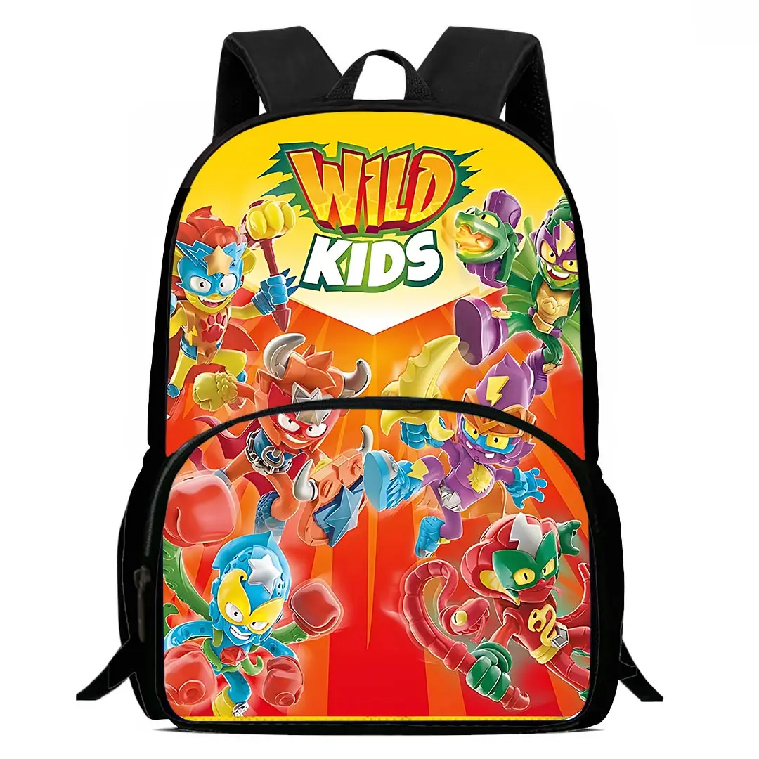 

SuperThings Wild Superzings Kids Backpacks Boys Girls Student Birthday Gift Child School Bags Capacity Camping Durable Rucksack