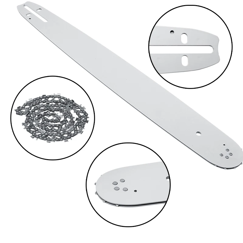 20 Inch Chainsaw Guide Bar with 3pcs Saw Chain 3/8 72DL 63" For STIHL MS290 MS291-310-340-360-380-391-440