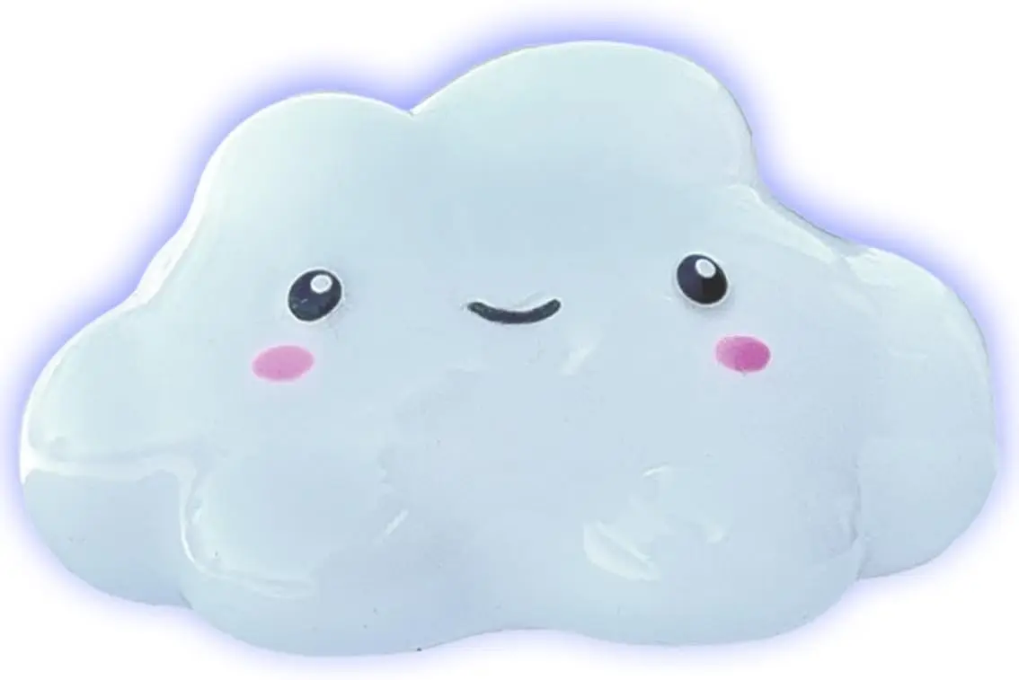 

Cloud Stress Ball - Squishy Sensory Fidget Toy, Slow Rise Squeeze Ball for Anxiety Relief, Silent Classroom Tool, 3 Inch