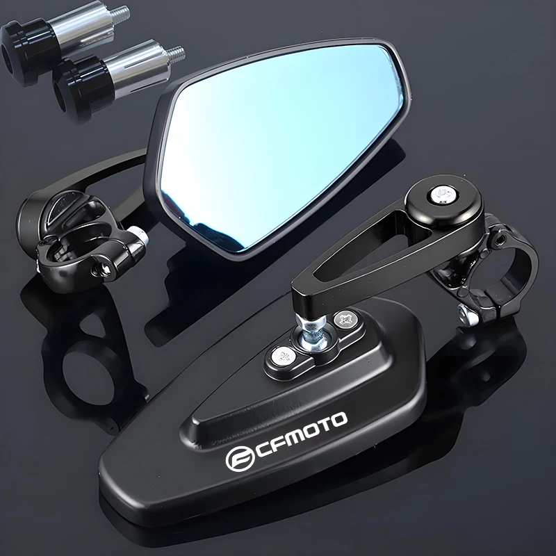 For CFMOTO 400NK 650NK 150NK 250NK 400GT Motorcycle CNC Rear View Mirrors Anti-Glare HD Motorbike Handlebar End Side Mirror