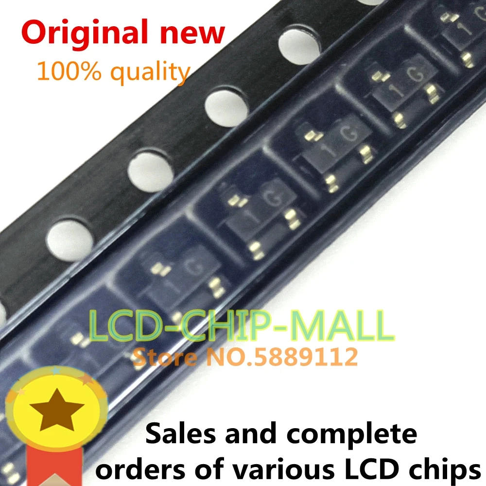 100PCS  BC847C SOT23  BC847  IN STOCK 100%GOOD