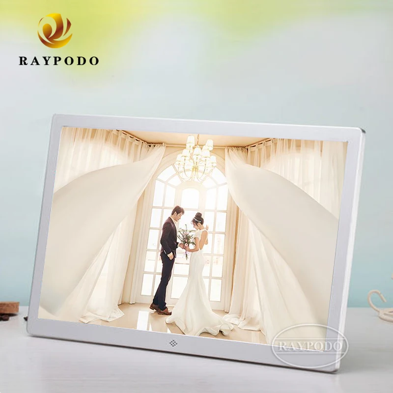 RAYPODO 17 Inch Digital Photo Frame digital display system interactive digital signage solutions best large digital photo frame