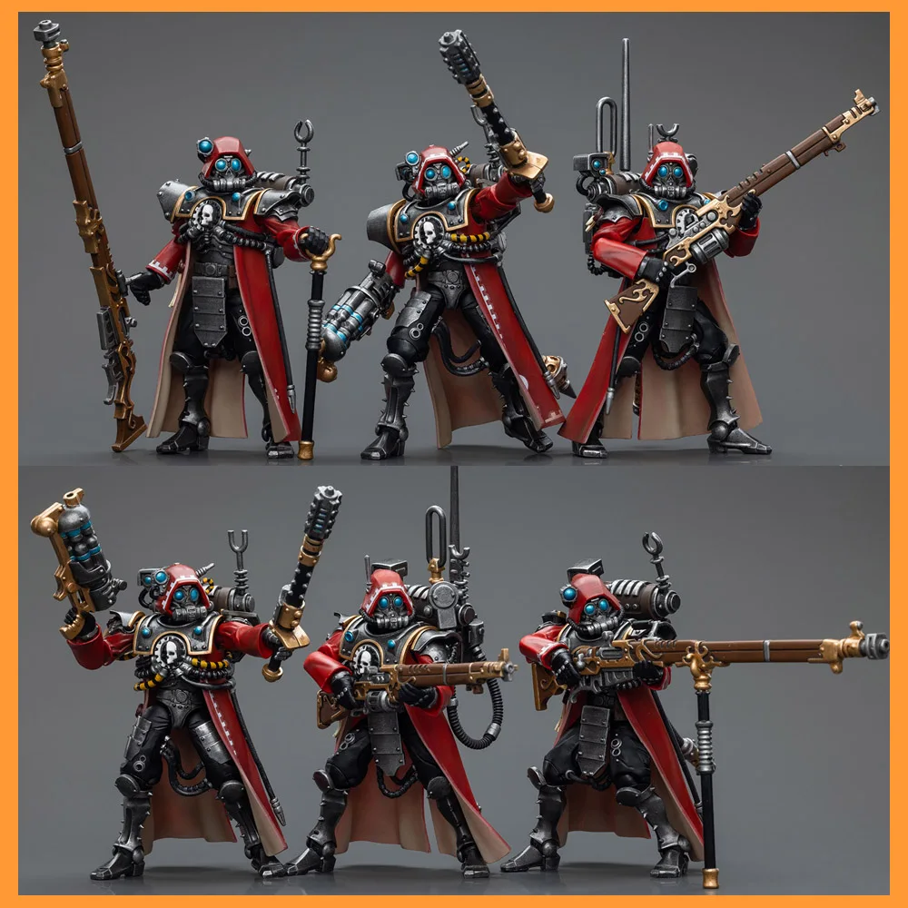 

JOYTOY JT7844 JT7851 JT7868 Warhammer 40K 1/18 Adepta Mechanicus Skitarii Ranger with Transuranic Arquebus/Data-tether Model