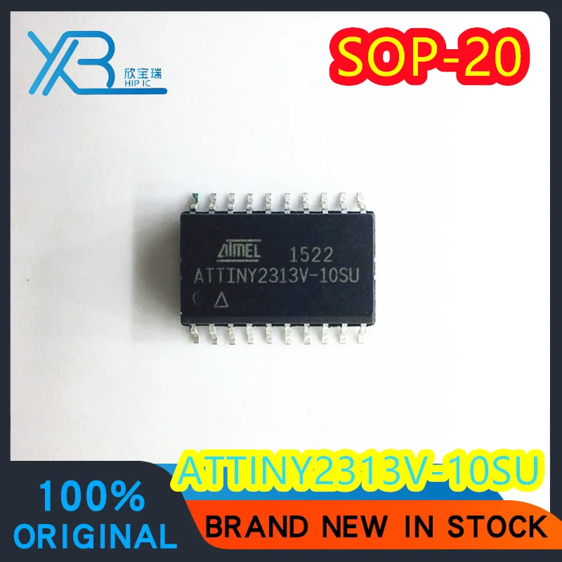 

(1/50 pieces) ATTINY2313V-10SU SOP20 8-bit microcontroller -MCU ATTINY2313 Original authentic spot delivery fast